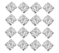 Beatifufu 20pcs Silver Rhinestone Hair Lightweight Braid Rings for Men Women Hair Jewels for Braids and Dreadlock Accessories Decorative Charms for Parties and Everyday Styling