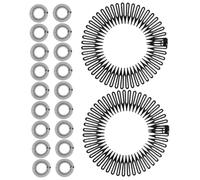 Beatifufu 20pcs Stretch Hair Comb Headbands for Women Elastic Full Tooth Comb Headband Invisible Flexible Hairbands for Stray Hair Control Comfortable Abs Material Black for Daily Use and