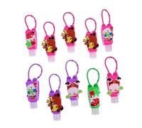 Beatifufu 20pcs Travel Bottles Portable Leakproof Containers for Shampoo Shower Gel and Hand Fun Christmas Design for Boys and Girls and Families The Go Random Style