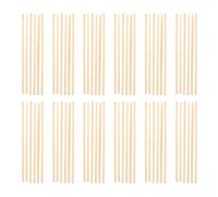 Beatifufu 216pcs Natural Bamboo Strips for DIY Crafts Flat Wicker Rattan Webbing for Basket Weaving Furniture Repair and Group Projects Bamboo Cane for Creative Basket Making and Wicker