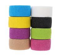 Beatifufu 24 Rolls Portable Comfortable Pet Mixed Style Self Adhesive Dog and Cat Injury Wrap Tape Breathable Puppy and Kitten Sports Protection for Wounds and Pressure Relief