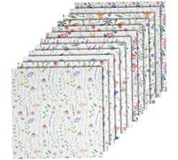 Beatifufu 24 Sheets Floral Pattern Scrapbooking Paper Pads DIY Crafting Paper for Journals and Card Making for Scrapbook Supplies and Decorative Projects