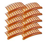 Beatifufu 24pcs Retro Comb Teeth Plastic Hair Side Combs Wave Design for Bridal Wedding Veil Lightweight Fine Thin Hair Styling