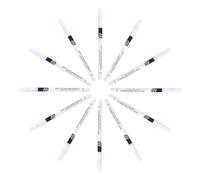 Beatifufu 24Pcs White Eyeliner Pencils Eye Line Drawing Tool Wooden Makeup Accessories Highlight The Eye Precise Texture