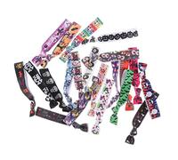 Beatifufu 25pcs Halloween Hair Ties for Women Elastic Ponytail Holders Non-damaging Bands for Daily Wear and Costume Accessories Fun and Charming Styles for All Hair Types