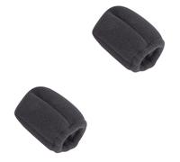 Beatifufu 2pcs Anti-scalding Hair Dryer Diffuser Cover Portable Sponge Attachment for Hair Dryers High Temperature Resistant for Home and Salon Use Black