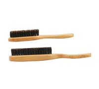 Beatifufu 2pcs Beard Care Brush Men's Hair Brush for Beard Cleaning Styling Salon Quality for Men's Grooming