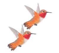Beatifufu 2pcs Bird Embroidered Iron Patches DIY Cloth Appliques for Clothes Jackets Jeans Easy Sew and Iron Repair Decoration for DIY Craft and Fashion