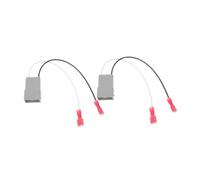 Beatifufu 2pcs Car Speaker Wire Harness Adapter Replacement Plug Connector for Vehicle Audio Systems Compatible with Honda and Car Models Abs Material Easy Installation