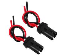 Beatifufu 2pcs Car T10 Light Bulb Socket Connector Extension Lamp Socket Holder Auto Light Bulb Holder for Instrument Panel and License Plate Lighting