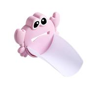 Beatifufu 2pcs Cartoon Crab Faucet Extender for Safe Rounded Tap Extension for Bathroom Kitchen Flexible Basin Taps Extender in Blue and Pink Water Faucet Accessory