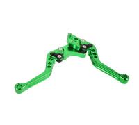 Beatifufu 2pcs CNC Aluminum Motorcycle Brake Clutch Levers for Monkey Corrosion-Resistant Pivot Levers with Quick Responsive Action Stylish Green for Electric Bike Brake Control
