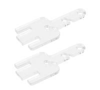 Beatifufu 2pcs Compact Tension Forks Adapter for Knitting Machines Compatible with Addi King Express Durable Knitting Machine Parts with Tension Rod for Professional and Beginner Use