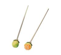 Beatifufu 2pcs Cute Hair Clips Orange Hairpin Match Bun Stick Neon Hair Accessories for Girls Women Bride