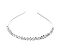 Beatifufu 2pcs Diamond-studded Hair Band for Women Elegant Bridal Wedding Hair Ornament Rhinestone Headdress for Brides Handmade Accessory for Special Occasions