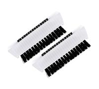 Beatifufu 2Pcs Double-sided Nail Brush Household Nail Scrubber with Sturdy Bristles for Fingernail and Toe Cleaning Soft Bristle Scrubbers for Home and Manicure Salon Use