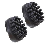 Beatifufu 2pcs Dreadlock Comb Loc Brush for Dreads Design Massage Locs Brush Wide Tooth Scalp Cleaning Use Curling Hair Comb Detangler for Curly Hair Styling