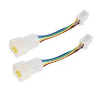 Beatifufu 2pcs Electric Bike Motor Cable Motor Controller Cable ABS Waterproof Wire Connector for Professional Electric Bicycle Modification