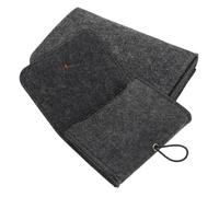 Beatifufu 2Pcs Essential Oil Storage Pouch Portable Carrying Bag Compact Small Travel Organizer Case for Home and Travel Lightweight Felt Material Deep Gray