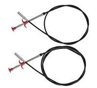 Beatifufu 2pcs Flexible Drain Remover and Cleaning Tool for Kitchen and Bathroom Efficient Pipeline Dredging with Reach for Hair and Food Blockage Removal