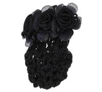 Beatifufu 2pcs Flower Hair Bun Net Covers Elegant Hair Accessories for Women for Ballet Dancers and Stewardesses Classic Design with Floral Decoration for Various Occasions