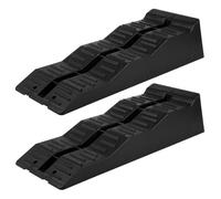 Beatifufu 2pcs Heavy Duty Rv Leveling Blocks 5 Ton Capacity Hdpe Trailer Stabilizing Ramps for Motorhome and Camper