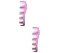 Beatifufu 2pcs Men Wide Tooth Hair Comb Oil Hair Brush for Retro Styles for Salon Personal Use Detangling and Styling Tool