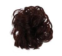Beatifufu 2pcs Messy Bun Hairpiece Natural Tousled Updo Extensions Easy to Wear Hair Accessories for Daily Use for Weddings Parties and Special Occasions Deep