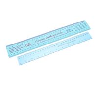 Beatifufu 2pcs Multifunctional Ceramic Shrinkage Ruler Clay Craft Measuring Tool Flexible Plastic Clay Ruler for Pottery Shaping and Modeling for Ceramic Enthusiasts and Professionals