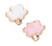 Beatifufu 2pcs Nail Art Mixing Palette Marble Shell Design Mixing Tray for Professional Nail Drawing for Beauty Salons and Home Use Easy to Clean and Lightweight