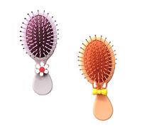 Beatifufu 2pcs Portable Hairdressing Comb for Boys and Girls Flexible Gasbag Design Comb for Scalp Massage and Hair Care for Travel and Everyday Use