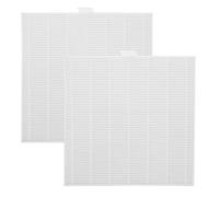 Beatifufu 2pcs Reusable Nail Dust Vacuum Cleaner Filters Plastic Replacement Dust Extraction Mesh Screens with Great Durability for Nail Art Workspace and Home Use