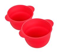 Beatifufu 2pcs Reusable Silicone Mask Bowl for Hair Wax Removal Bowl Replacement 300ml