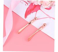 Beatifufu 2pcs Rose Gold Eye Cream Applicator Massage Sticks Alloy Beauty Rollers for Women Dual End Design for Eye Cream Absorption Puffiness Reduction and Facial Skincare Tools