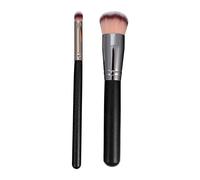 Beatifufu 2pcs Self Tanning Brush for Face Easy Blending Comfortable Bristles for Sunless Tanning Makeup Application and Reach Areas