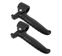 Beatifufu 2pcs Senior Walking Cane Handle Replacement Ergonomic Mobility Aid Grip for Elderly Support Soft Comfortable Hand Grip to Assist Standing Up from Chairs and Beds