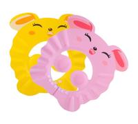 Beatifufu 2pcs Shampoo Cap Adjustable Extra Bath Visor for Toddlers Hair Washing Shield