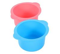 Beatifufu 2Pcs Silicone Wax Pot Liner Heat Resistant Reusable Wax Melting Bowl for Hair Removal Wax Therapies Non Stick Wax Warmer Replacement