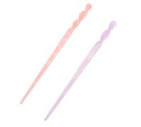 Beatifufu 2pcs Vintage Hair Sticks Updo Hairpins for Women Marble Pattern Acetic Acid Plate Hair Chopsticks for Daily Wear Retro Occasions