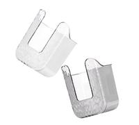 Beatifufu 2pcs Wall Mounted Tissue Box for Bathroom Kitchen Punch Wipe Holder Tissue Storage Box Easy Install for Toilet Paper and Wet Wipes Organization