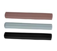 Beatifufu 3 pcs Silicone Nail Art Pen Caps Manicure Pen Covers Octagonal Protective Caps for Nail Art Tools in Blue Pink Black