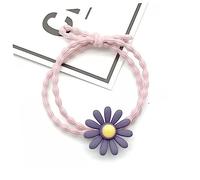 Beatifufu 30pcs Little Daisy Hair Ties Elastic Ponytail Holders for Women Girls Stylish Hair Bands High Stretch for Everyday Occasions