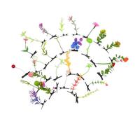 Beatifufu 30pcs Mixed Style Plant Hairpins Hair Clips for Women Cute Grass Mushroom Barrette Accessories Use Kawaii Hair Accessories for Music Festival Party Favors