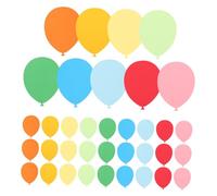 Beatifufu 36pcs Reusable Balloon Cutouts for Bulletin Boards Handcrafted Colorful Paper Shapes for Classroom Wall Art Birthday Party Decorations and DIY Craft Projects