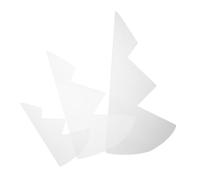 Beatifufu 3pcs Acrylic Christmas Tree Quilting Templates DIY Handmade Fabric Sewing Stencils for Holiday Crafts Festive Decor Small Medium Large
