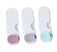 Beatifufu 3pcs Boy Girl Safety Cabinet Locks Drawer Lock for Safety Easy Install Design and Grey Colors Secure for Home Use