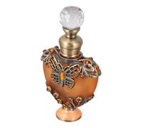 Beatifufu 3pcs Chic Empty Perfume Bottle Elegant Refillable Container for Essential Oils Travel-friendly Design for Aromatherapy and Giving Vintage Style Finish