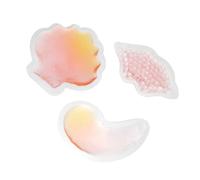 Beatifufu 3pcs Gel Therapy Pack for Eye Face Lip Care Reusable Cold Hot Compress for Swelling Headaches Tired Eyes Pack for Facial Relief for Beauty Treatments