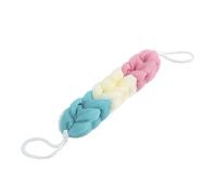 Beatifufu 3Pcs Long Bath Strips Exfoliating Bath Sponge Towel for Body Scrubbing Easy to Hold Design Random Color for Dead Skin Removal and Back Cleaning