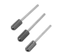 Beatifufu 3pcs Nail Drill Bit Manicure Smooth Round Tools for Natural and Gel Nails for Beginners and Professionals for Home Use